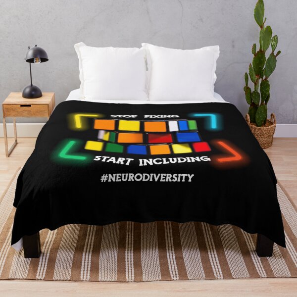 Item preview, Stop Fixing Start Including - Neurodivergence / Neurodiversity / Inclusiveness designed and sold by MJDezigns.