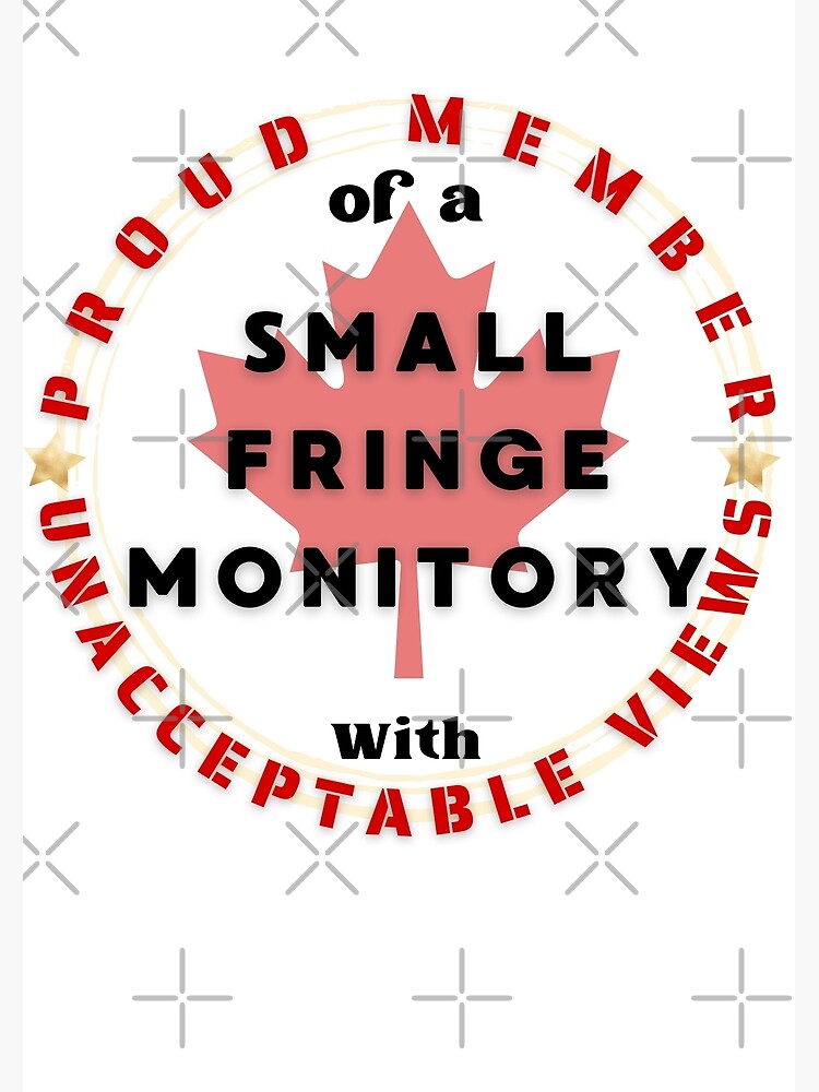 Discover small fringe minority Premium Matte Vertical Poster