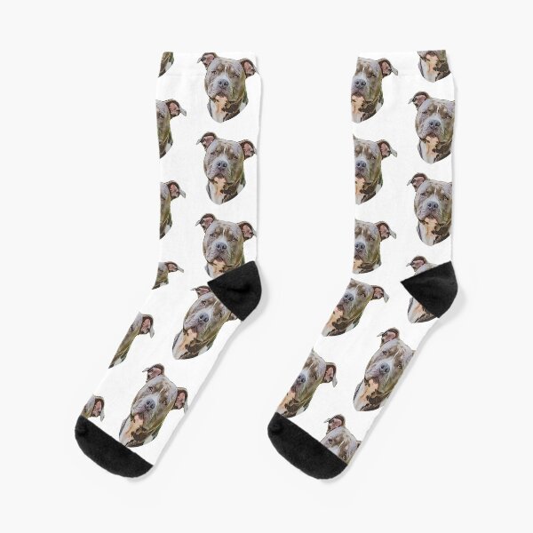 Item preview, American Staffordshire terrier dog cartoon design designed and sold by BayRosePets.