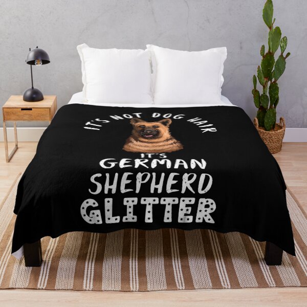 Item preview, It's not dog hair it's GERMAN SHEPHERD glitter funny dog quote designed and sold by theshirtinator.