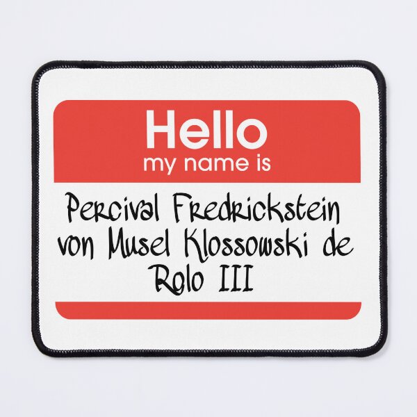 Item preview, Percival name tag designed and sold by C-gwilson.