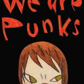 Artwork thumbnail, yoshitomo nara _amp_ quot_ we are punks and quot by AidanRyker