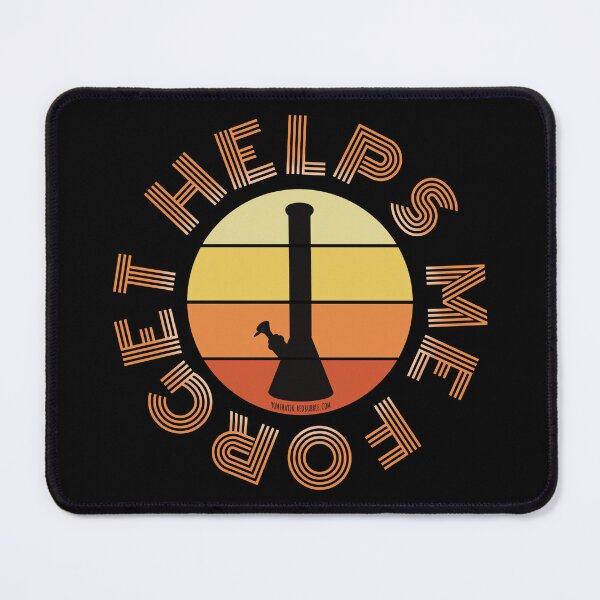Item preview, Retro Vintage Sunset Orange Bong-Helps me forget designed and sold by YomeHayin.