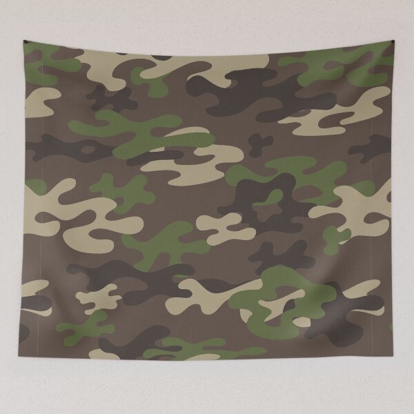 Item preview, US Woodland Camouflage Pattern designed and sold by TeeBeesDesign.