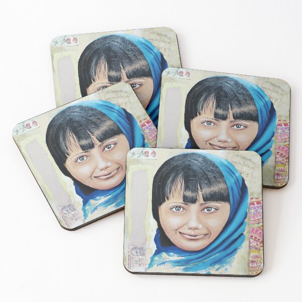 Item preview, portrait child little girl india designed and sold by carole legeron.