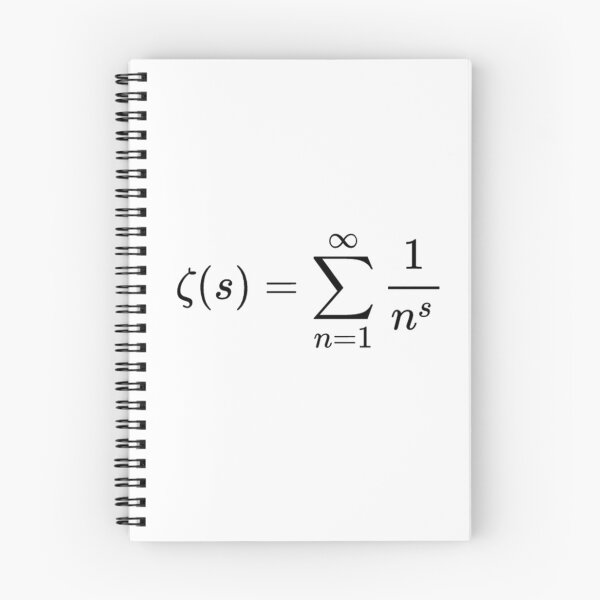 Item preview, riemann zeta function, math and calculus basics designed and sold by NoetherSym.