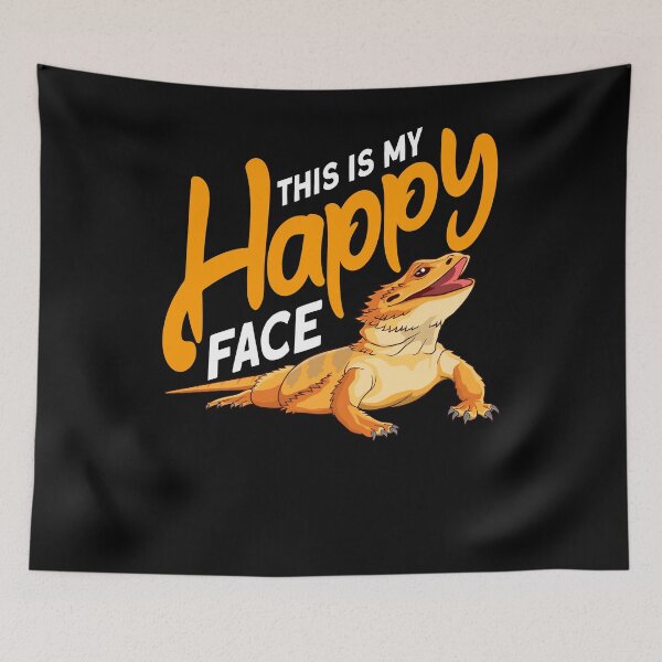 Item preview, Bearded Dragon This is my Happy Face designed and sold by Ibu83.