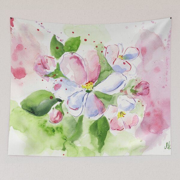 Item preview, Sakura Blossom Watercolor Print designed and sold by NatalyMak.