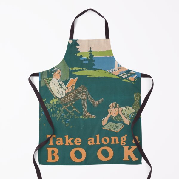Item preview, "Take along a Book" - Magnus Norstad Vintage Illustration | American vintage posters designed and sold by POSTERAMALA.