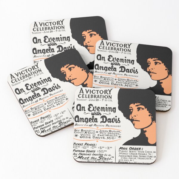 Item preview, Vintage Angela Davis Flyer/Poster designed and sold by leafsquare.