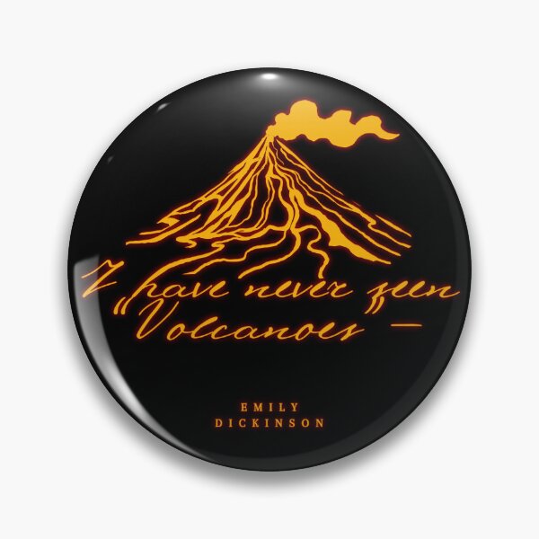 Item preview, Emily Dickinson Poem - I have never seen Volcanoes - Gold Print designed and sold by Think In Scenes.