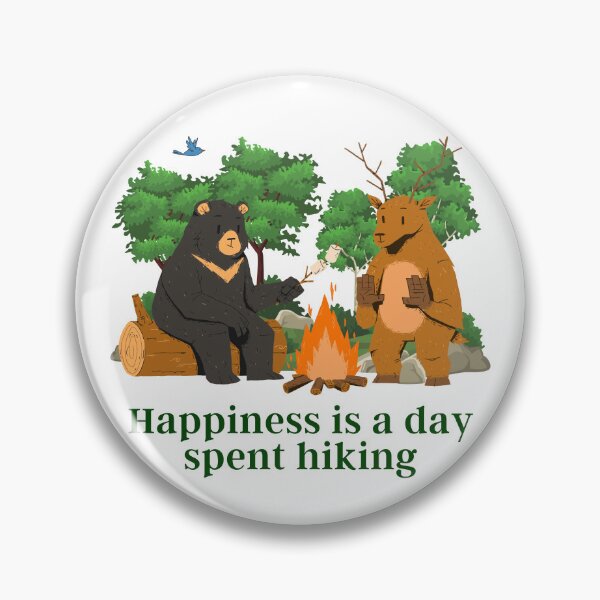 Item preview, Happiness Is A Day Spent Hiking designed and sold by Ildar012.