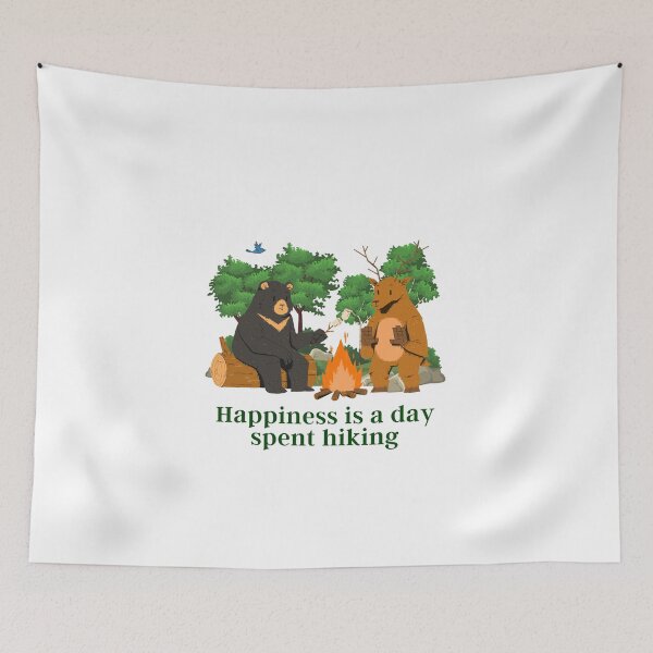 Item preview, Happiness Is A Day Spent Hiking designed and sold by Ildar012.