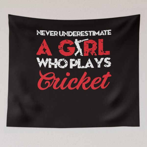 Item preview, Girl Cricket Player Cricketer Team Coach Bowler designed and sold by TomGiantDesigns.