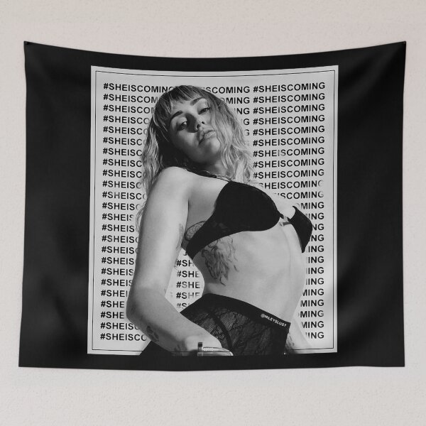 Item preview, Miley SheIsComing Black And White designed and sold by BlanchardUS.