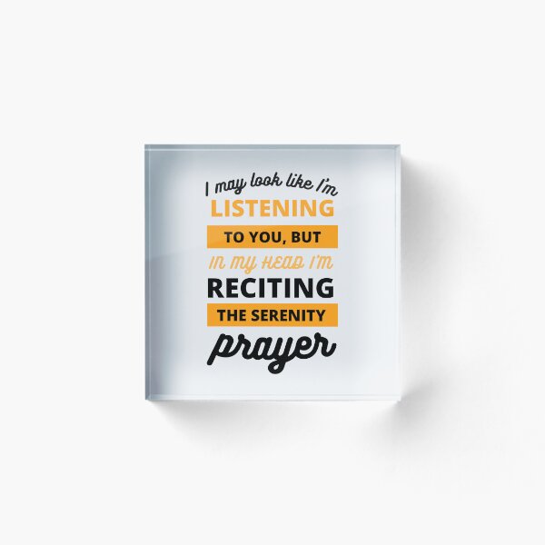 Item preview, Serenity prayer. Funny AA Humour.  designed and sold by superbling.