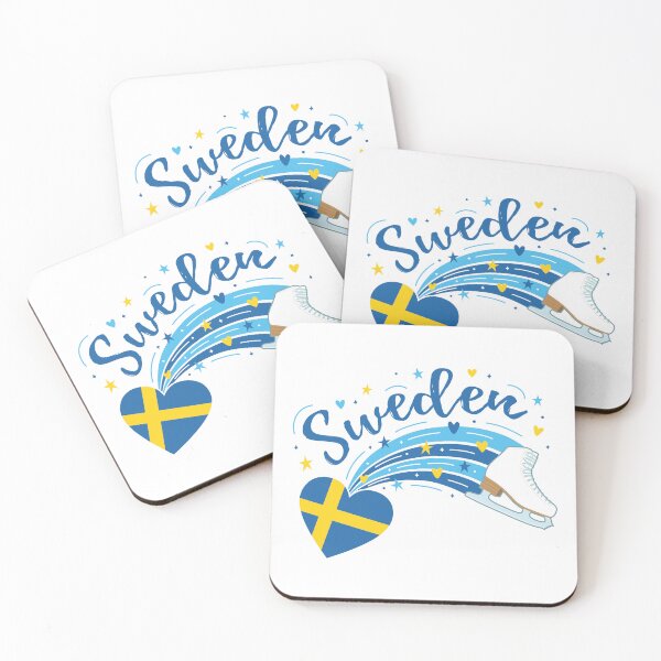 Item preview, Figure Skating Sweden (White Background) designed and sold by TripleTriple.