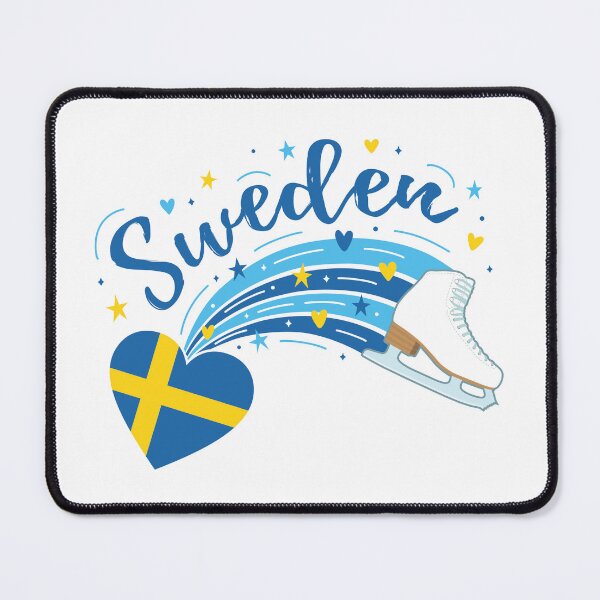 Item preview, Figure Skating Sweden (White Background) designed and sold by TripleTriple.