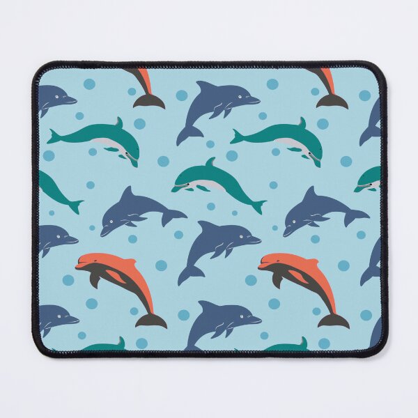 Item preview, Dolphins in the light blue | Beautiful Dolphins Pattern designed and sold by SeemDev786.