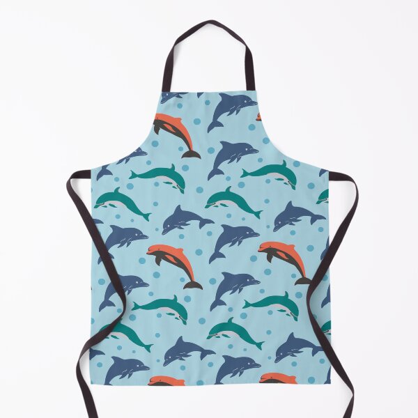 Item preview, Dolphins in the light blue | Beautiful Dolphins Pattern designed and sold by SeemDev786.
