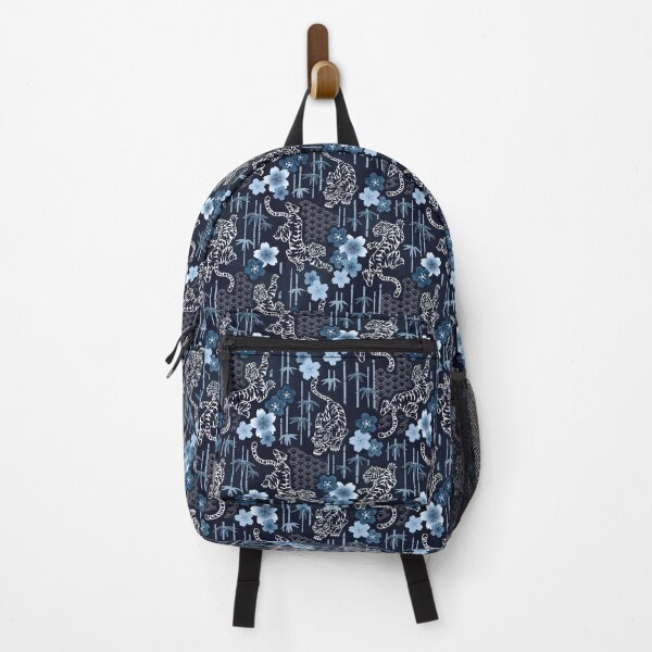 Item preview, Chinese tigers navy blue designed and sold by adenaJ.