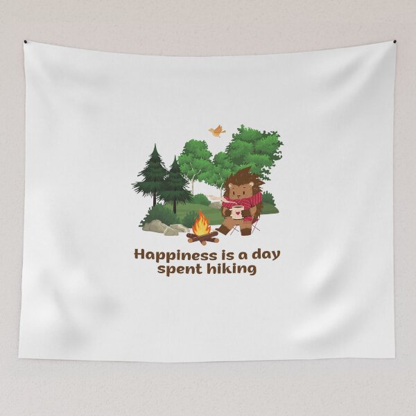 Item preview, Happiness Is A Day Spent Hiking designed and sold by Ildar012.