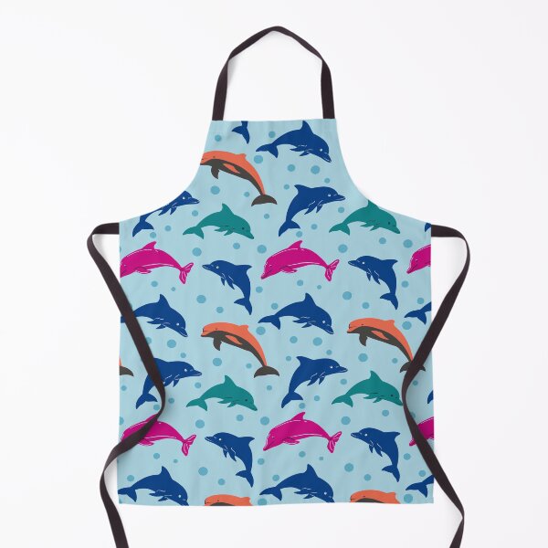 Item preview,  Dolphins in the light blue | Beautiful Dolphins Pattern designed and sold by SeemDev786.