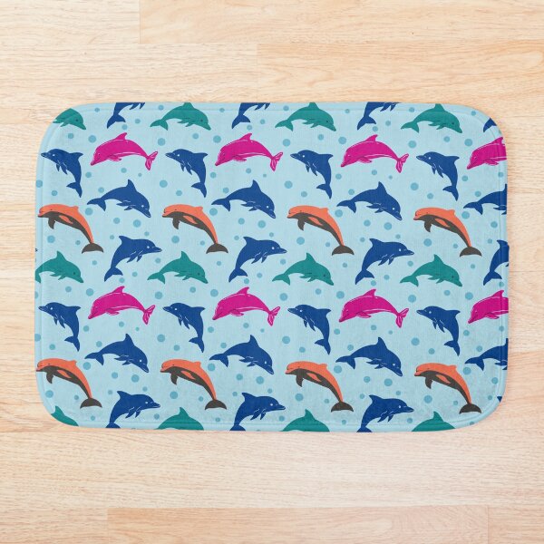 Item preview,  Dolphins in the light blue | Beautiful Dolphins Pattern designed and sold by SeemDev786.