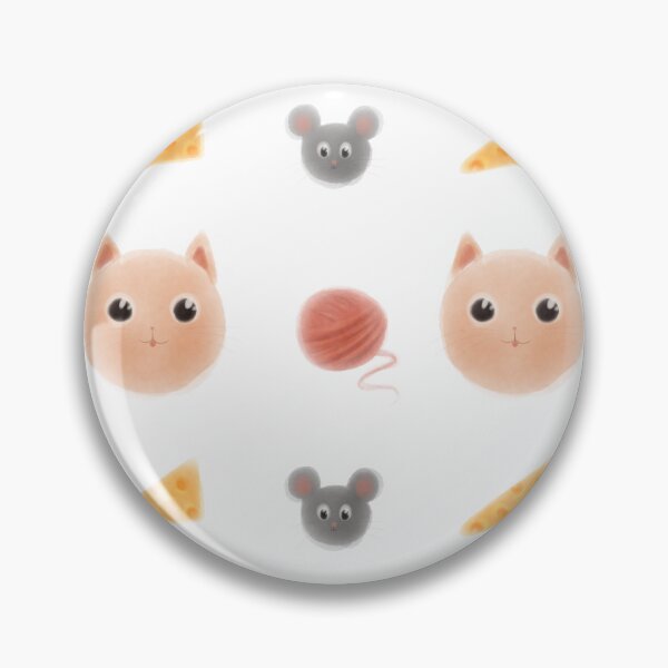 Item preview, cat and mouse cheese and ball designed and sold by katyamerzlikina.