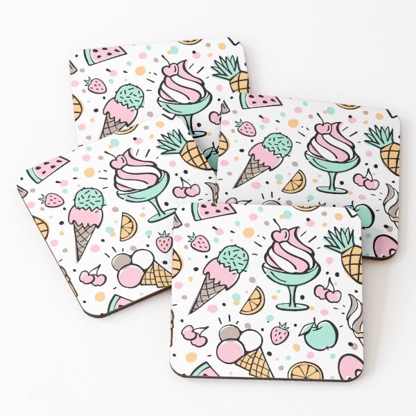 Item preview, Ice cream and fruits. Tutti Frutti. designed and sold by ProfiTrollka.