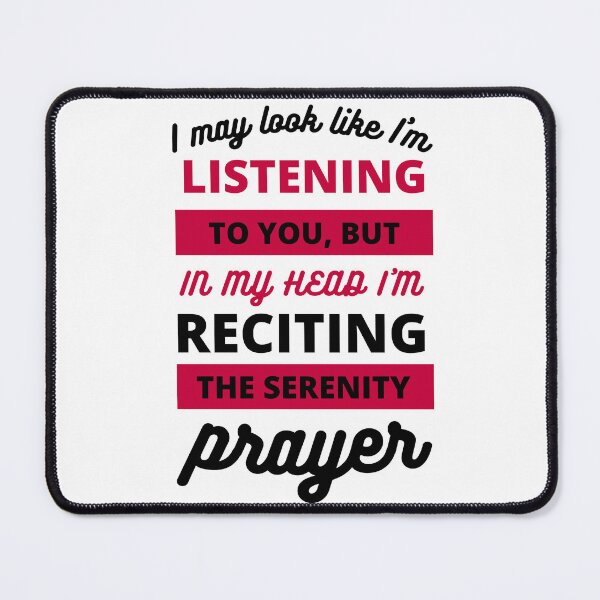 Item preview, Serenity prayer. Funny AA Humour.  designed and sold by superbling.