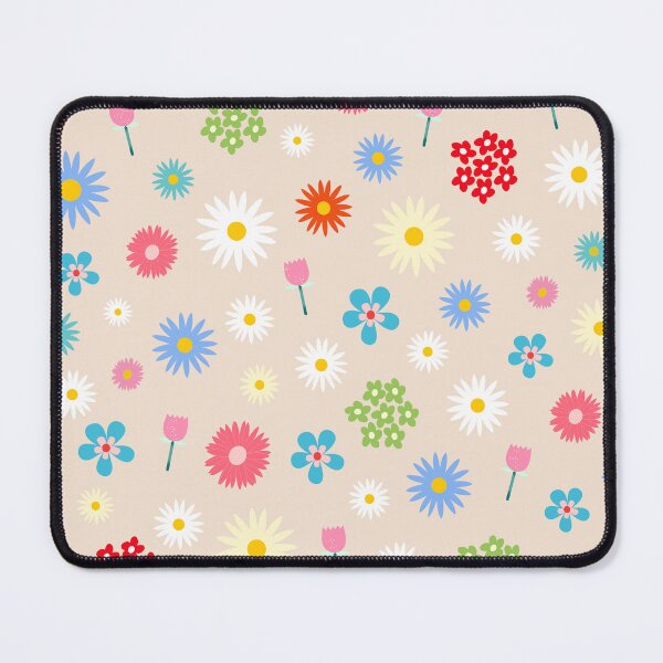 Item preview, Pretty Sweet Flowers on Beige designed and sold by lucybrownlane.