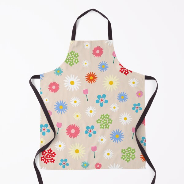 Item preview, Pretty Sweet Flowers on Beige  designed and sold by lucybrownlane.