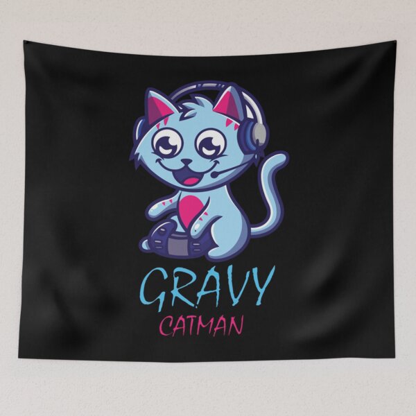 Item preview, Gravy Cat Man Gravycatman Gaming  designed and sold by DanutagBianchi.