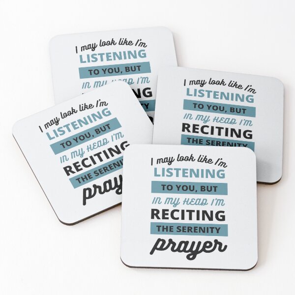 Item preview, Serenity prayer. Funny AA Humour.  designed and sold by superbling.