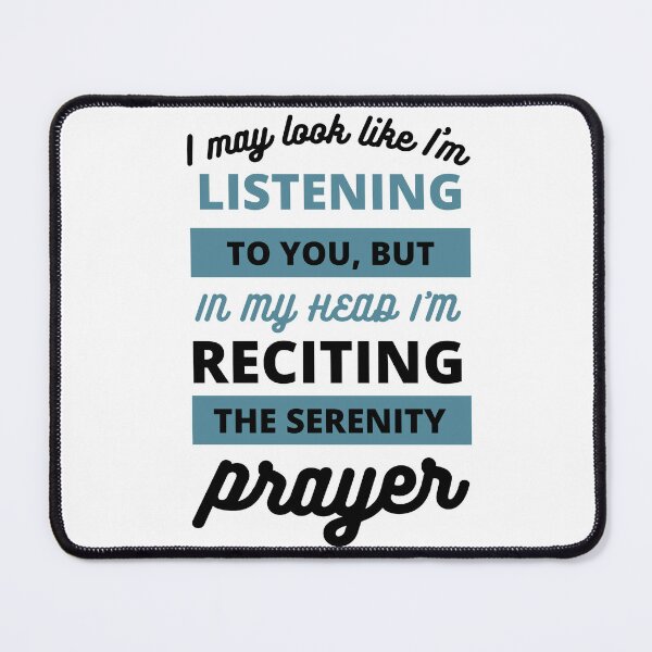 Item preview, Serenity prayer. Funny AA Humour.  designed and sold by superbling.