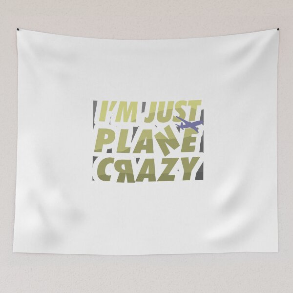 Item preview, Just Plane Crazy Design for a Pilot or Aviationgeek designed and sold by sebastian3210.