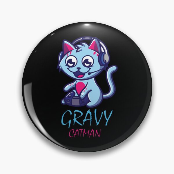 Artikelvorschau, Gravy Cat Man Gravycatman Gaming entworfen und verkauft von DanutagBianchi.
