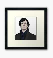 Benedict Cumberbatch a Sherlock Framed Print