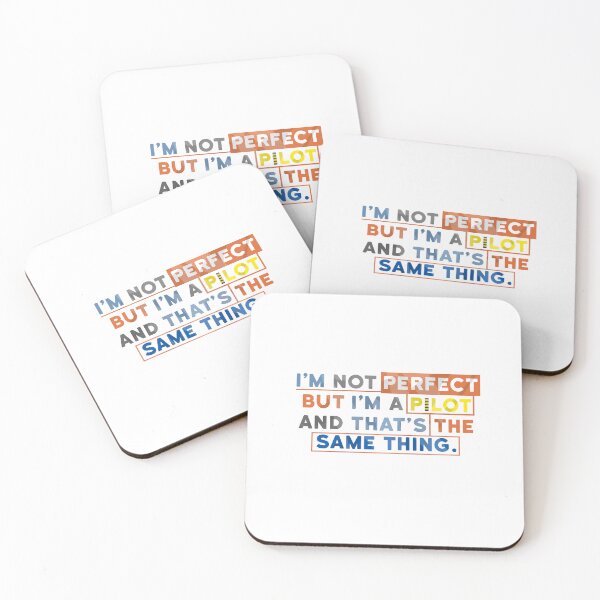 Item preview, I am not perfect but I am a Pilot Design designed and sold by sebastian3210.