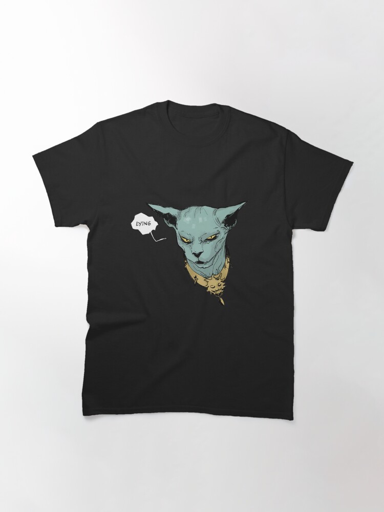 Thumbnail 3 von 7, Classic T-Shirt, Liegende Katze designt und verkauft von ScandinavianW.