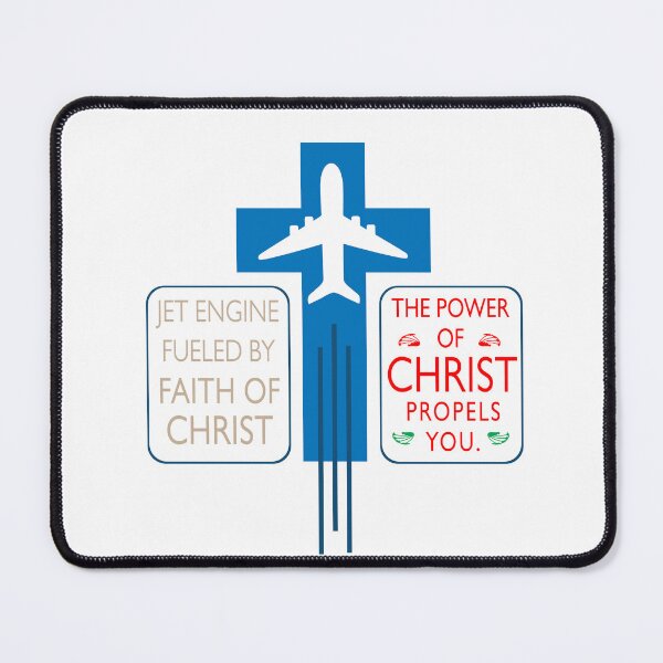 Item preview, Plane Fueled with the Faith of Christ Design designed and sold by sebastian3210.