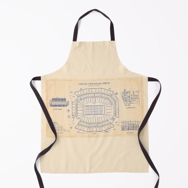 Item preview, Lincoln Financial Field (Old Blue Grid) designed and sold by BGALAXY.