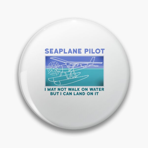 Item preview, Seaplane Pilot Walks on Water Design designed and sold by sebastian3210.