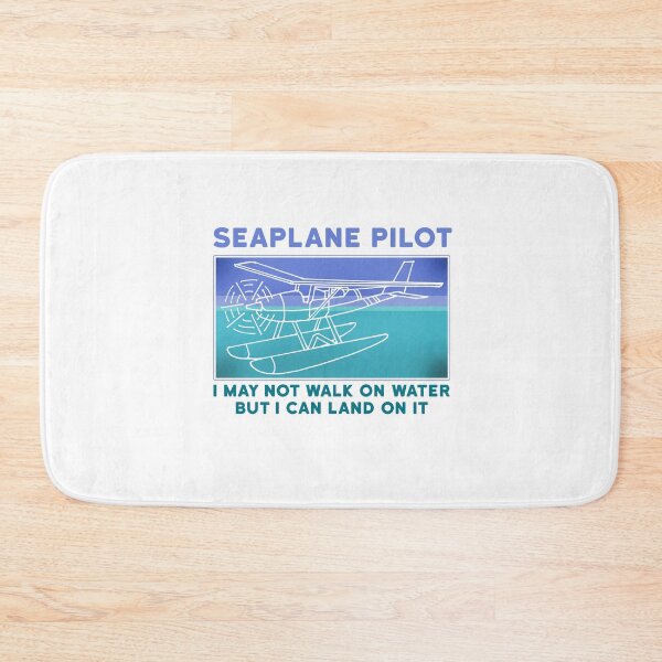 Item preview, Seaplane Pilot Walks on Water Design designed and sold by sebastian3210.