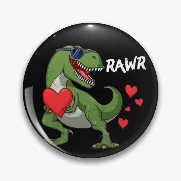 Item preview, Rawr T-Rex Girls Boys Kids Dinosaur Valentines Day T-Rex Gear designed and sold by DynamicDesign.