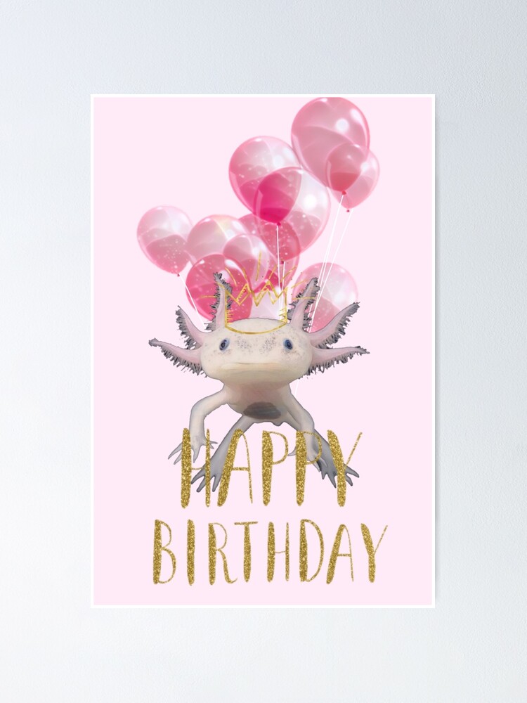 This Girl Loves Axolotls - Axolotl Gifts for Girls Poster for Sale by  propellerhead