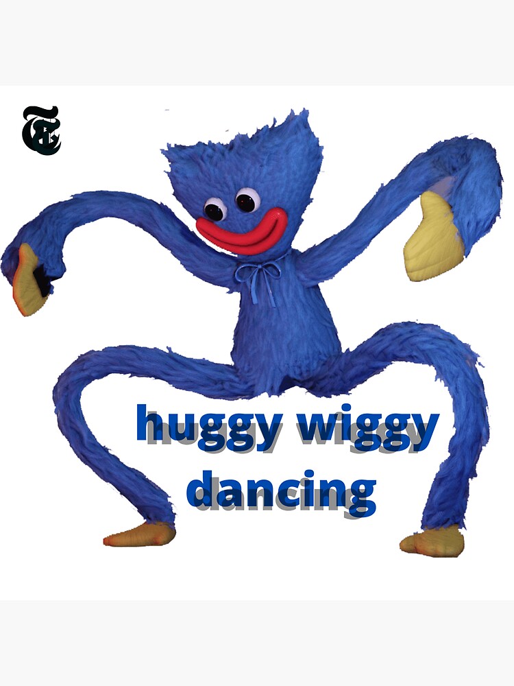 "Huggy Wiggy Dancing, art Throw Blanket" Sticker by Saif6X Redbubble