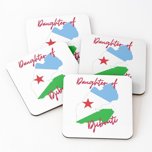Item preview, Daughter of Djibouti Map Flag designed and sold by NovawayDirect.