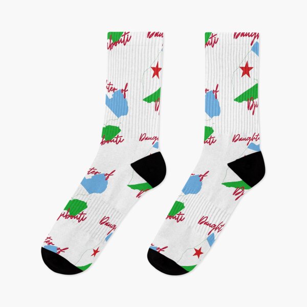 Item preview, Daughter of Djibouti Map Flag designed and sold by NovawayDirect.